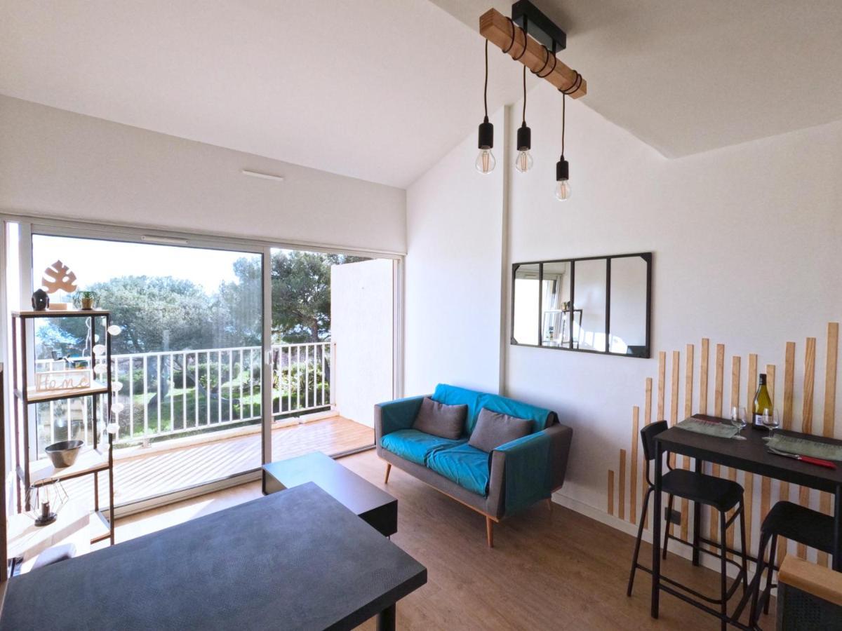 Appartement Hyeres - Costebelle Duplex Vue Mer Balcon Residence Privee Parking - Marie Caroline Eksteriør billede